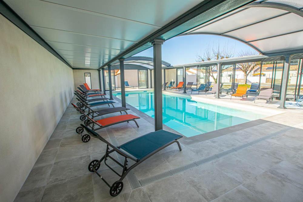 La Fregate Maison Avec Piscine/Parking/Wifi/Plages 5Kms Ле-Мат Экстерьер фото