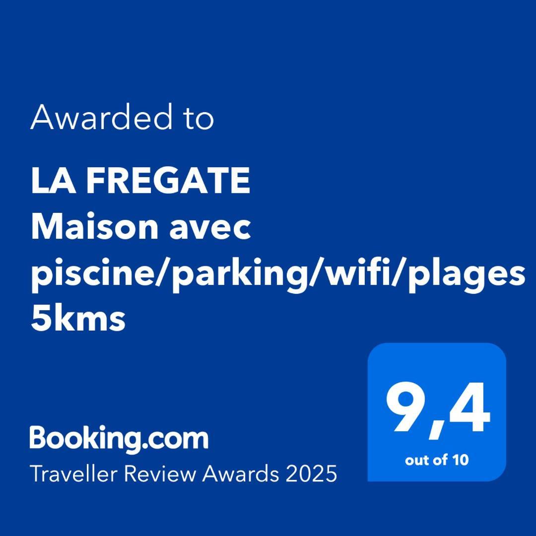 La Fregate Maison Avec Piscine/Parking/Wifi/Plages 5Kms Ле-Мат Экстерьер фото